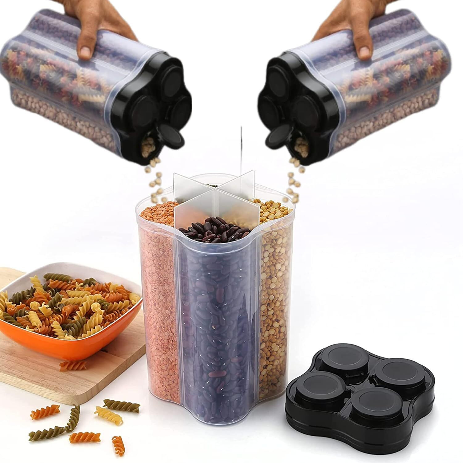 Image of KRESTA Plastic Grocery Container - 2400 ml