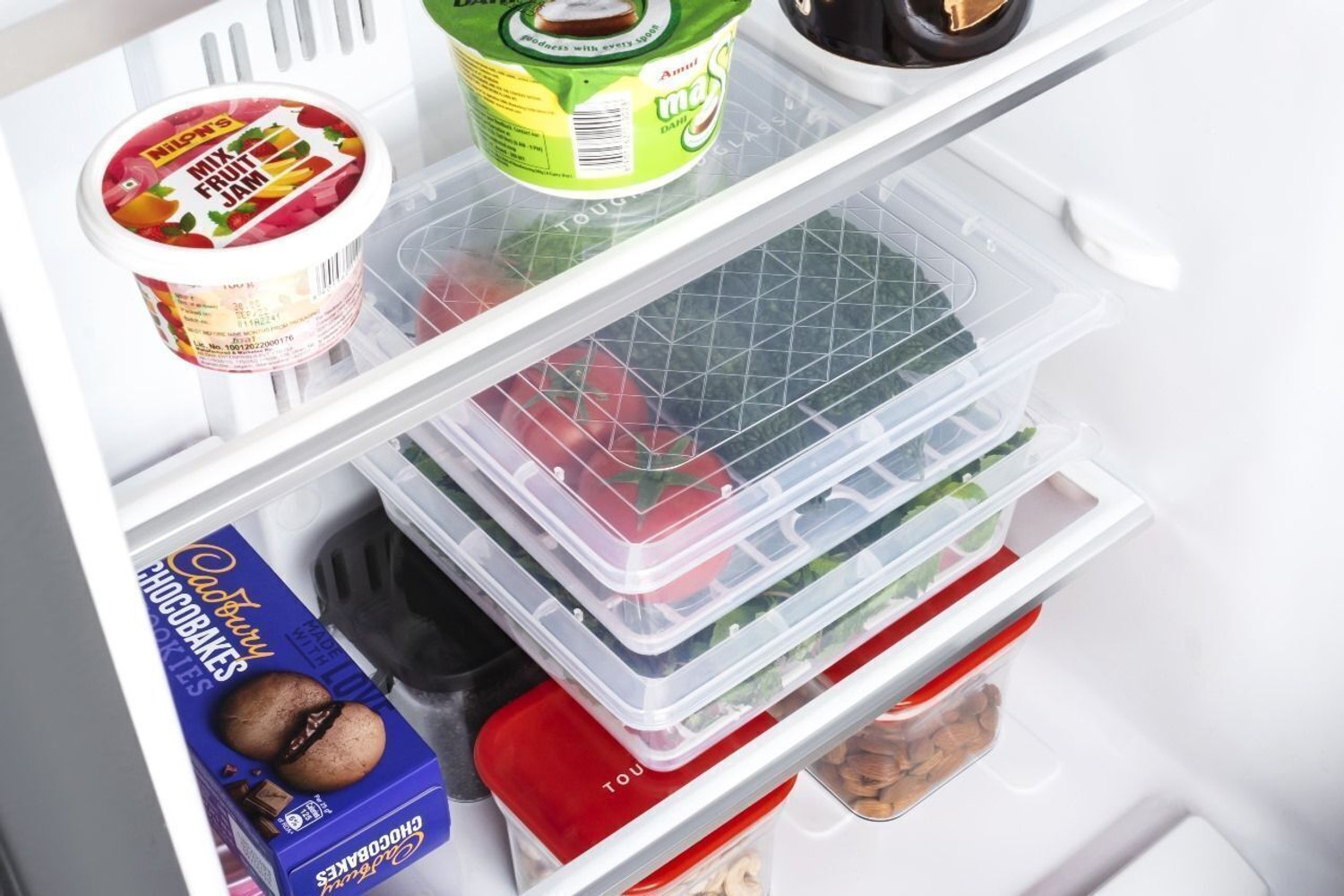 Image of EagleWell Plastic Fridge Container - 2500 ml