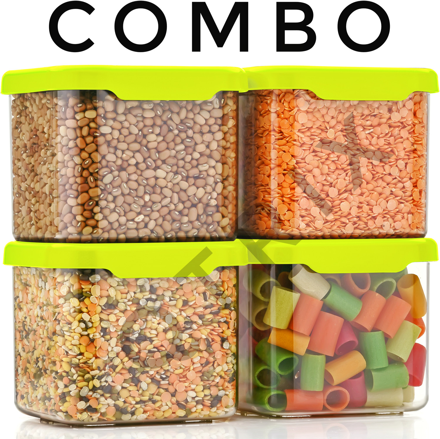 Image of Qtrix Plastic Grocery Container - 500 ml