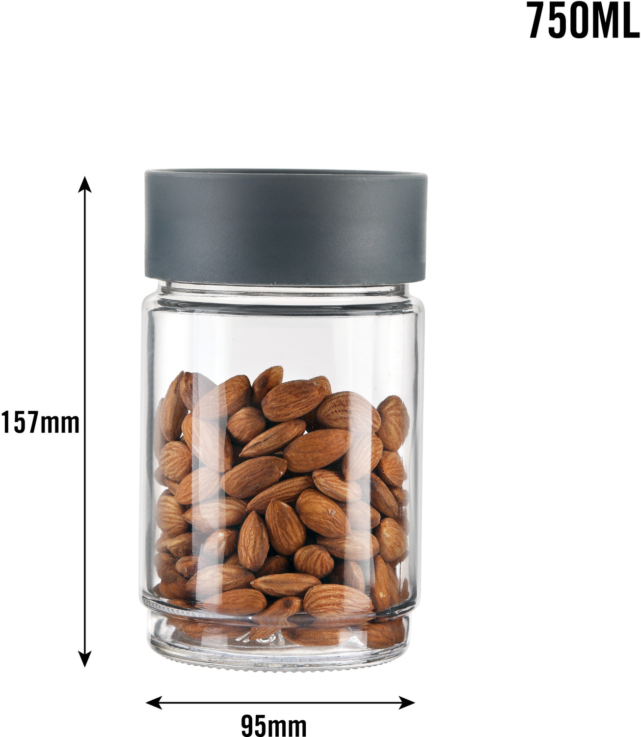 Image of cello Glass Utility Container - 750 ml