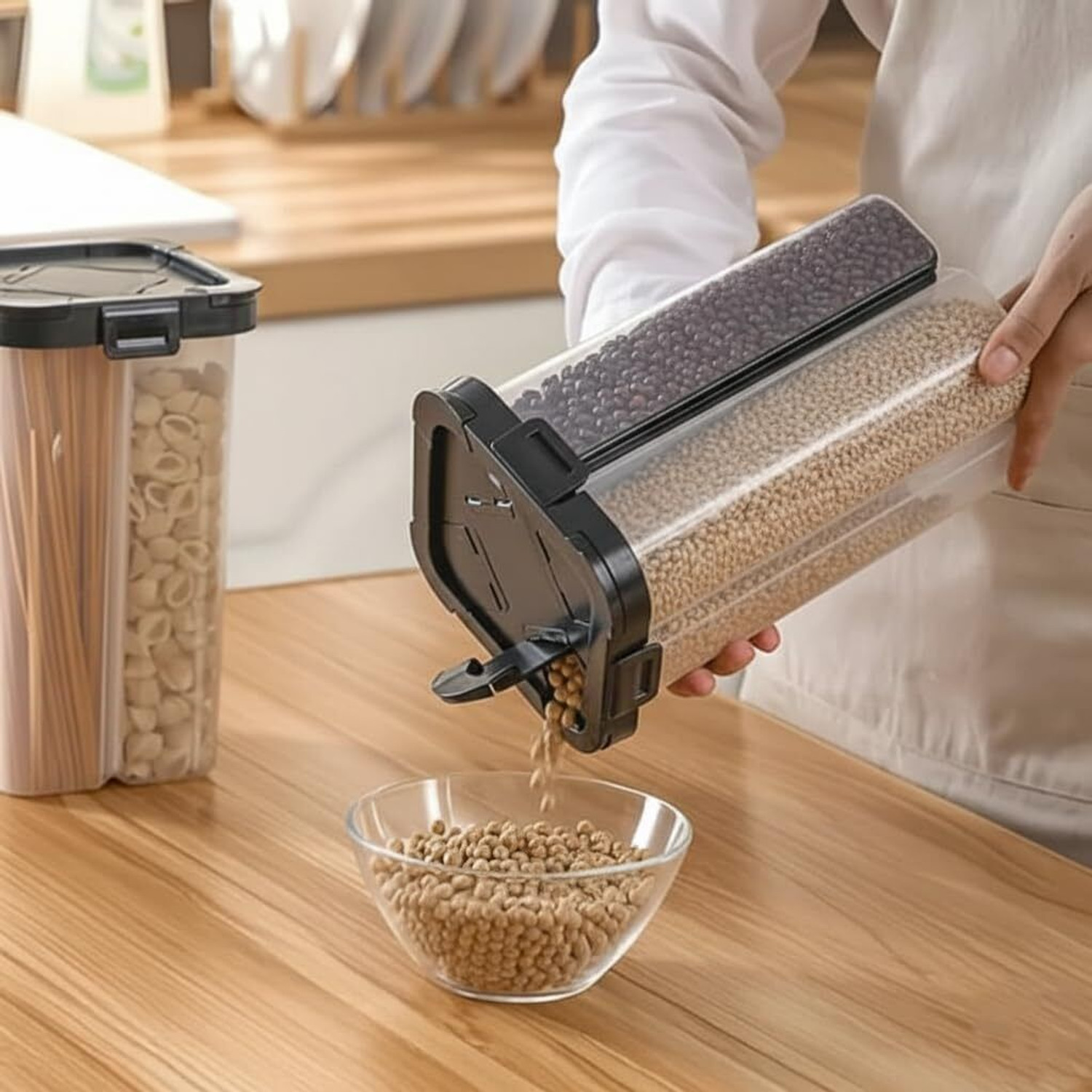 Image of KingPlast Plastic Grocery Container - 2500 ml
