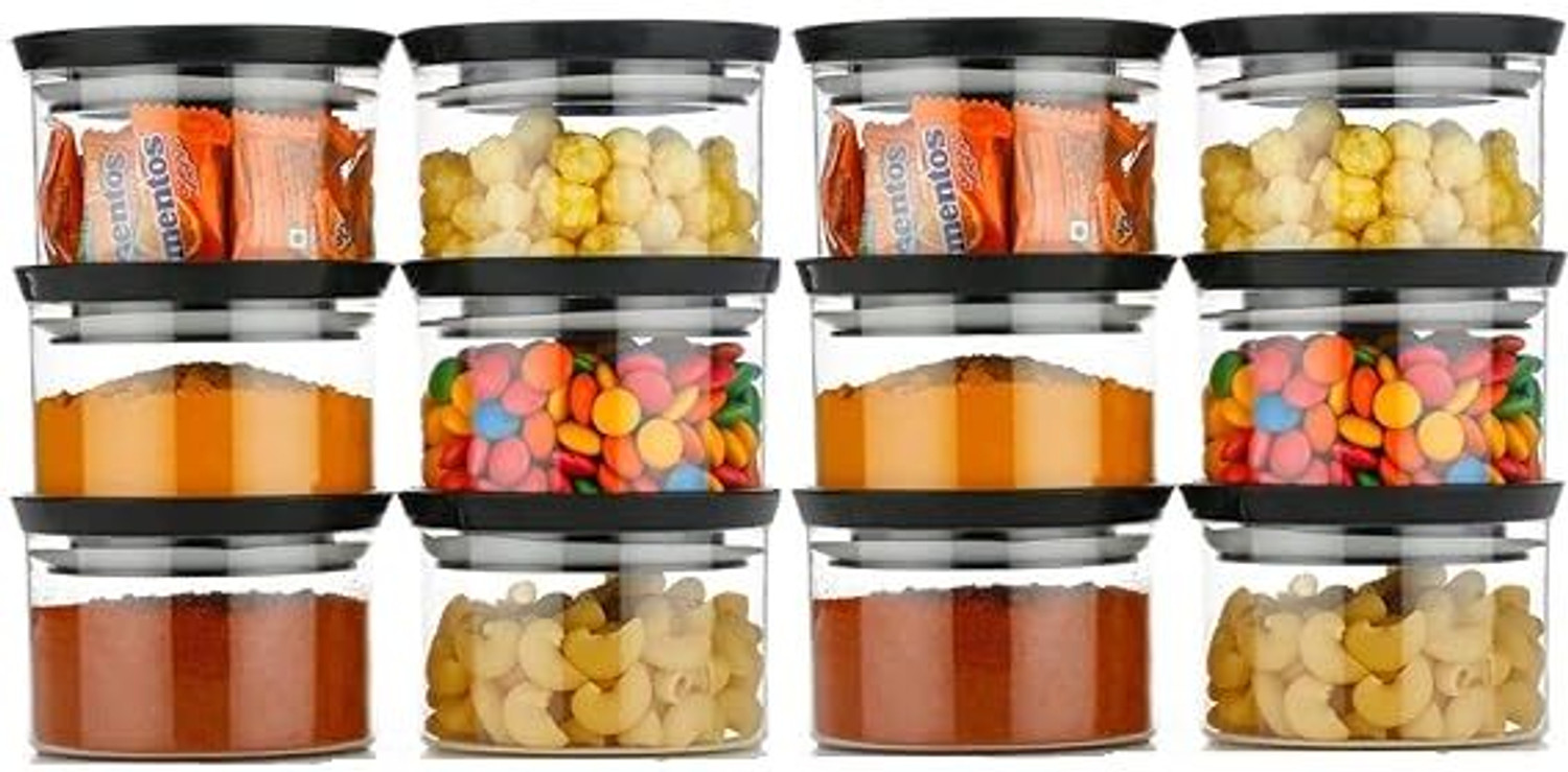 Image of Flipkart SmartBuy Plastic Grocery Container - 500 ml