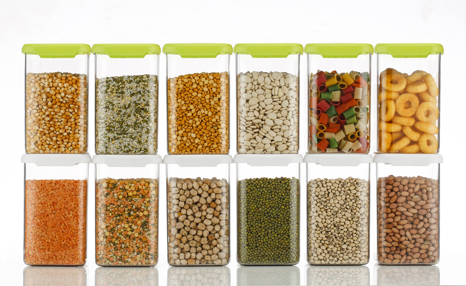 Image of Qtrix Plastic Grocery Container - 1100 ml