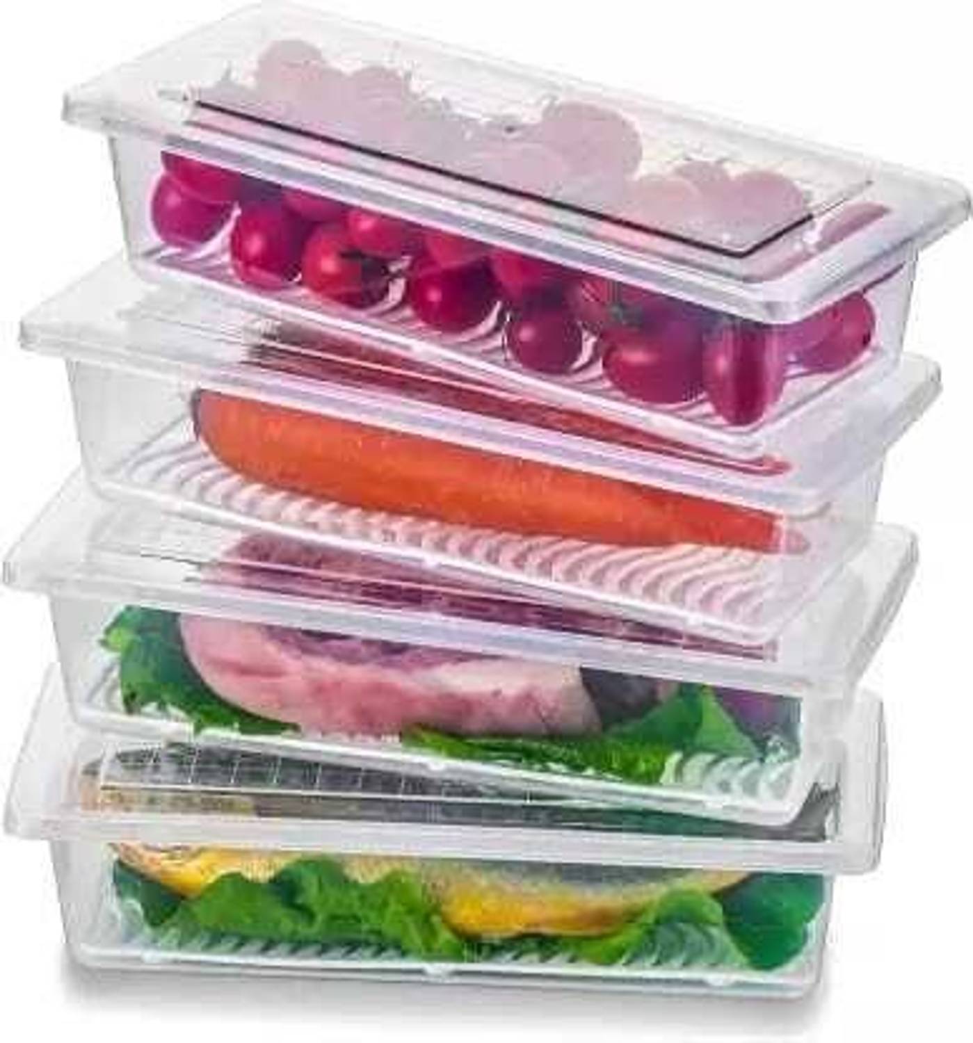 AK10ZONE Plastic Fridge Container  - 1500 ml
