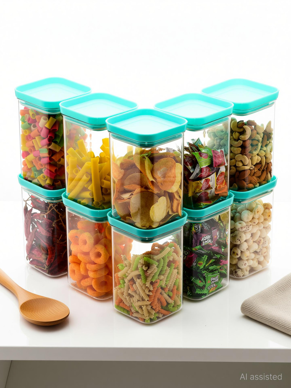 Image of CLOUDHEAD Plastic Grocery Container - 1100 ml