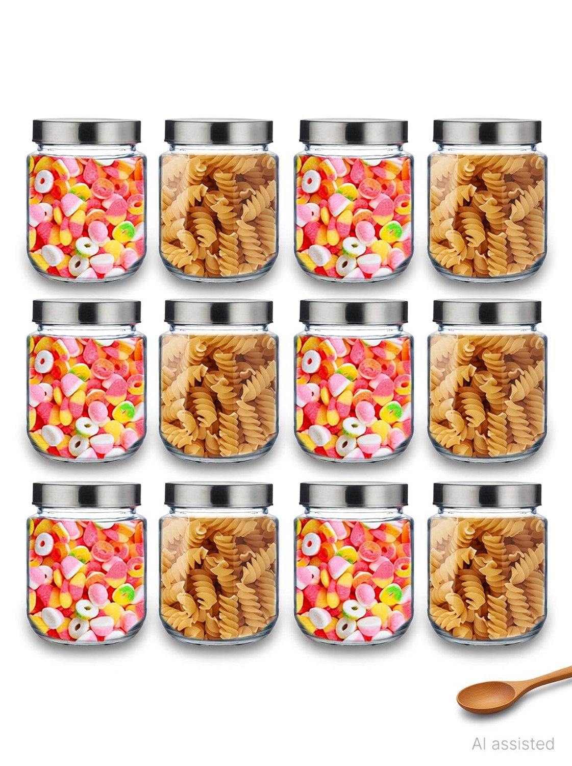Image of CROCO JAR Steel Grocery Container - 500 ml