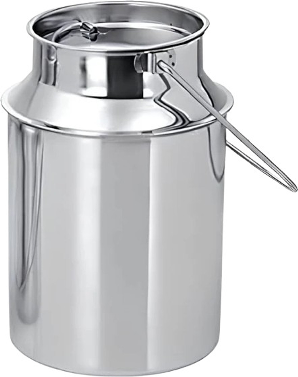 Image of MANNU ART Steel Milk Container - 2 L (Silver)