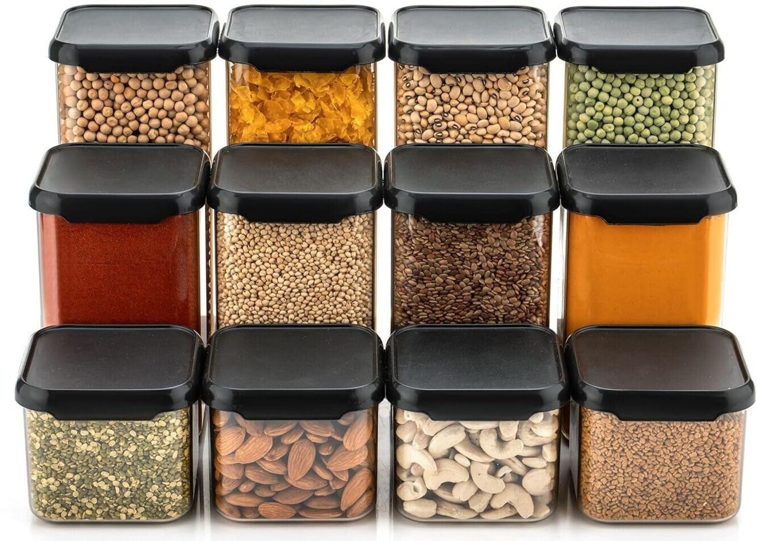 Image of Shopixo Plastic Grocery Container - 500 ml, 1100 ml, 1500 ml