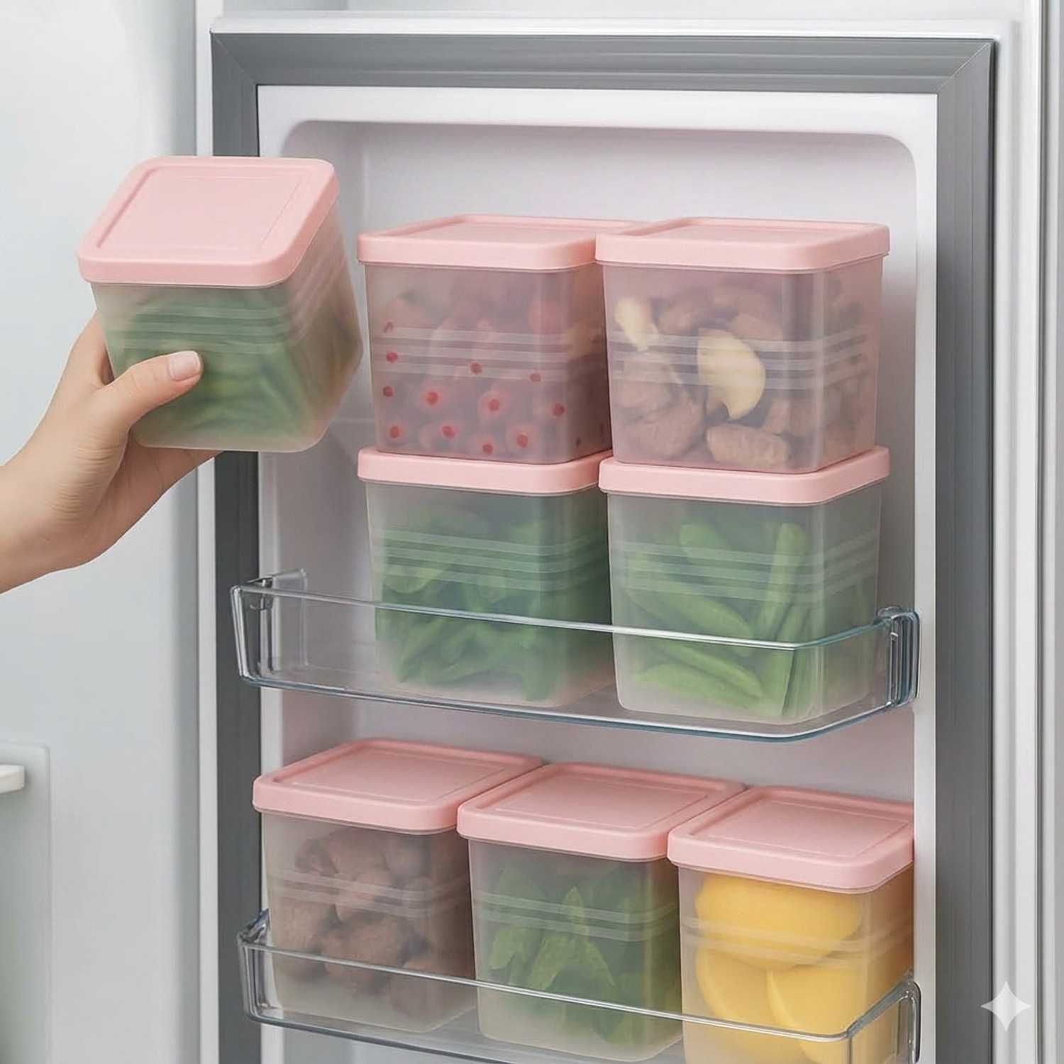 Image of SCONERY Plastic Grocery Container - 1000 ml