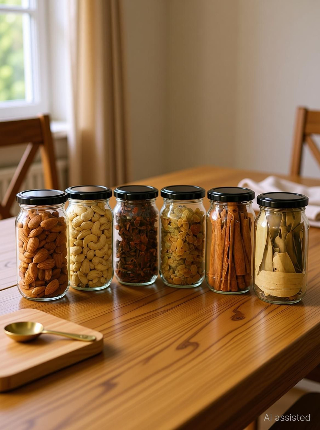 Image of GLOZEEROX Glass Grocery Container - 400 ml (Pack of 6, Clear)