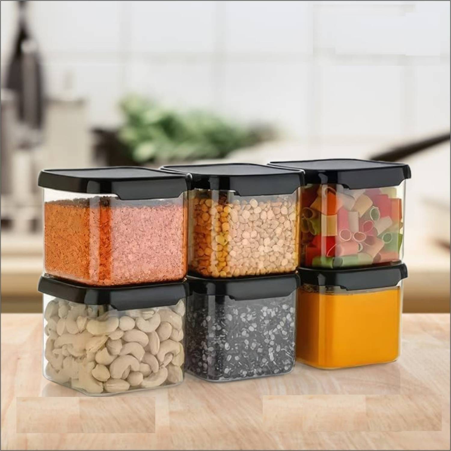 AURUMWARE Plastic Grocery Container  - 500 ml