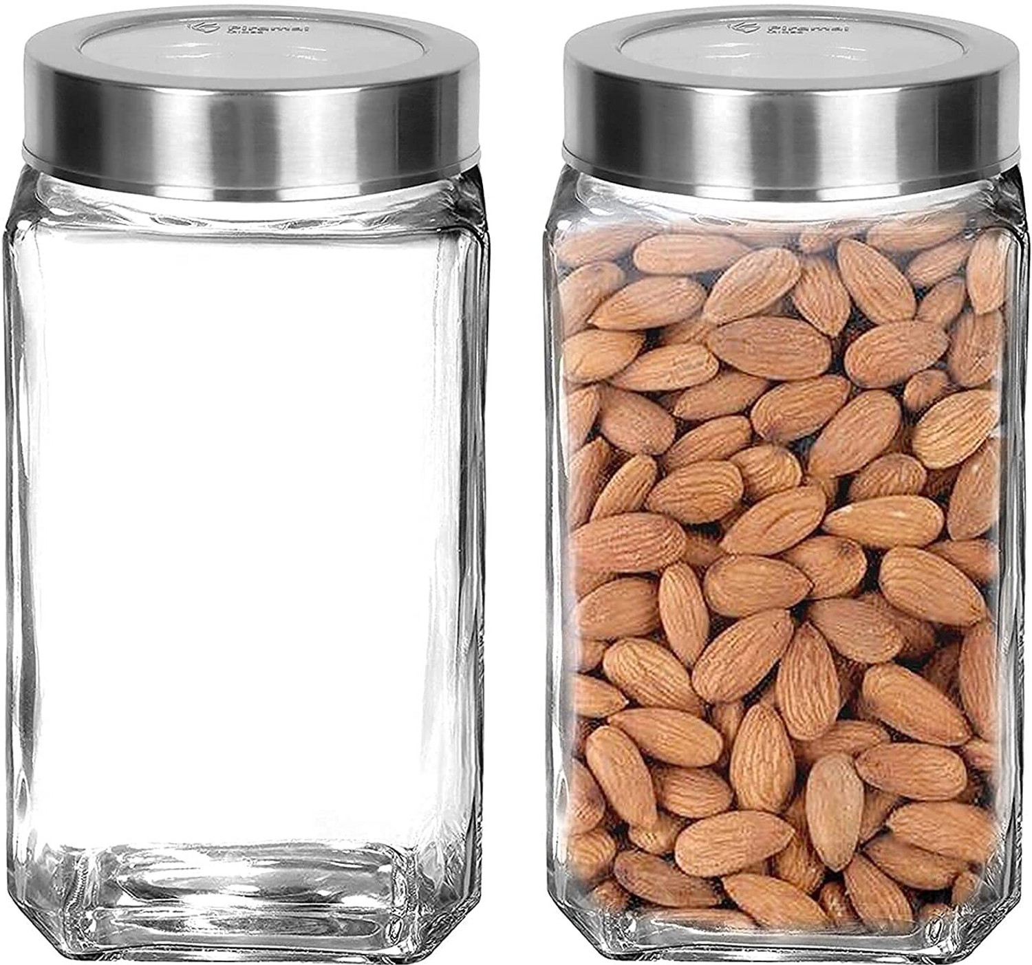 Image of KKO FASHION Glass Grocery Container - 1100 ml