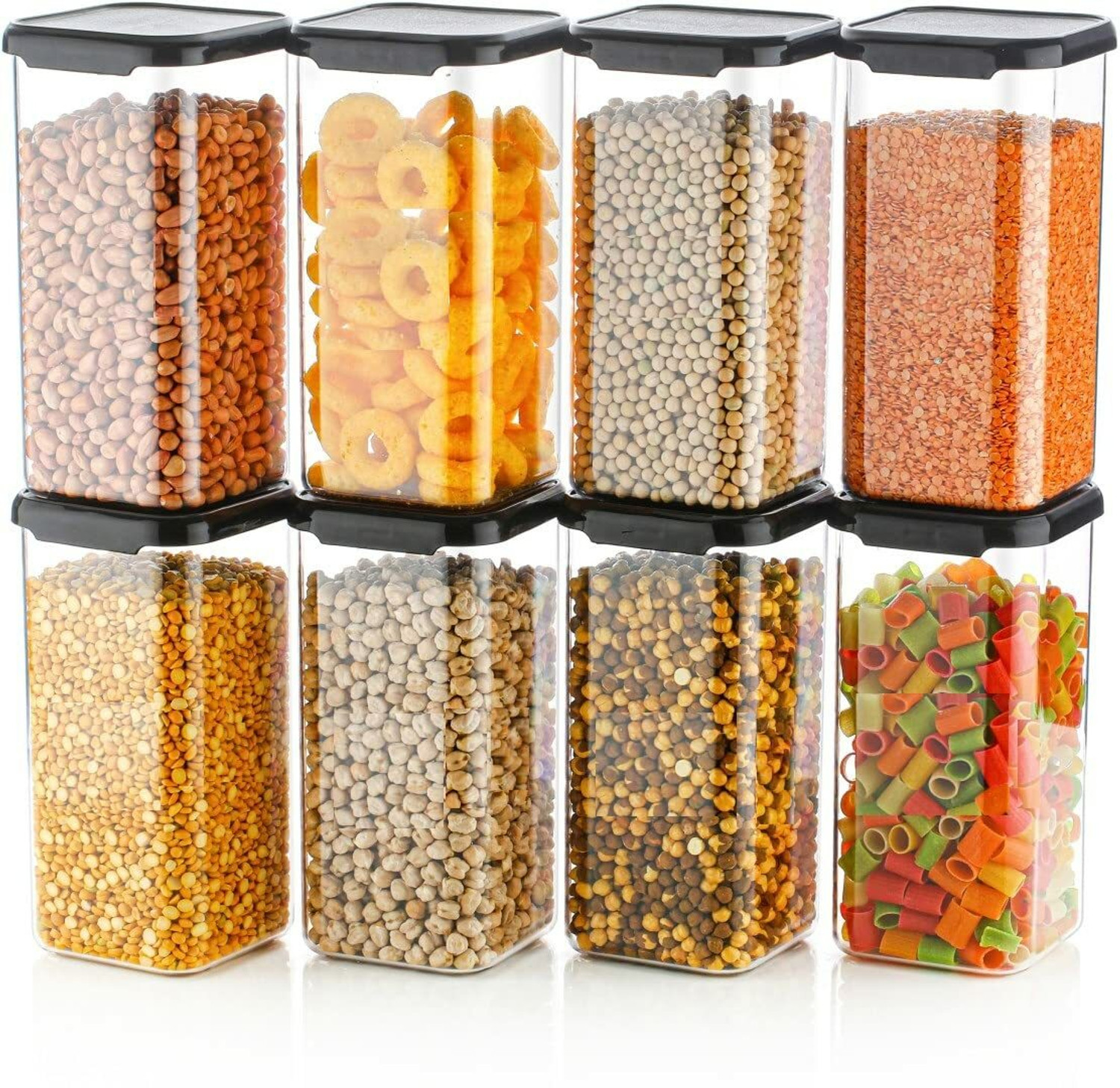 Image of Qtrix Plastic Grocery Container - 1500 ml