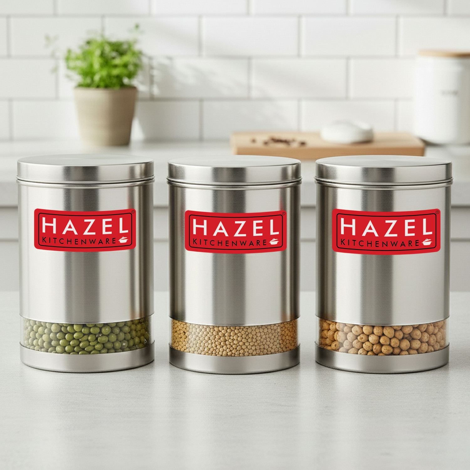 Image of HAZEL Stainless Steel Utility Container - 3000 ml