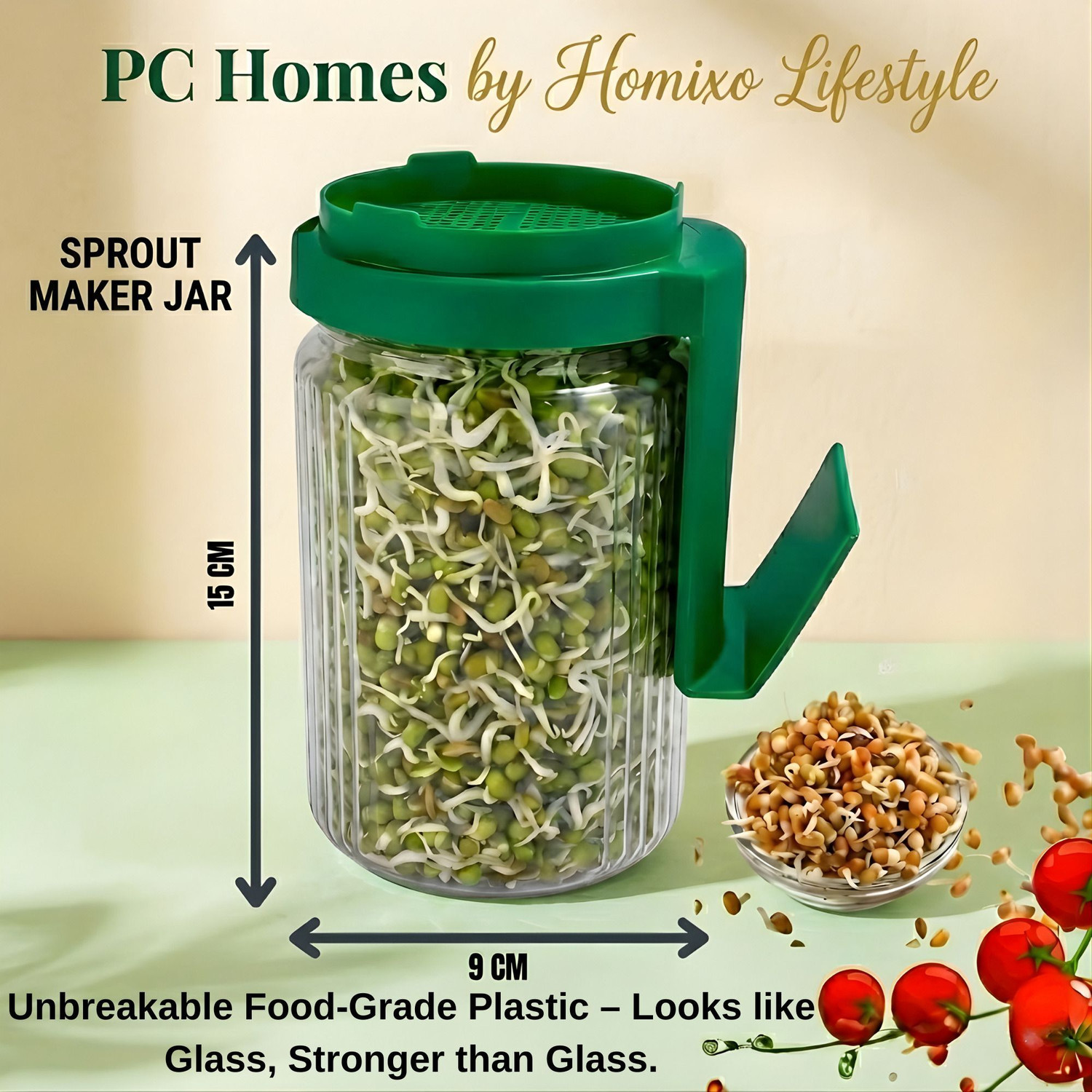 Image of PC HOMES Plastic Sprout Maker - 720 ml