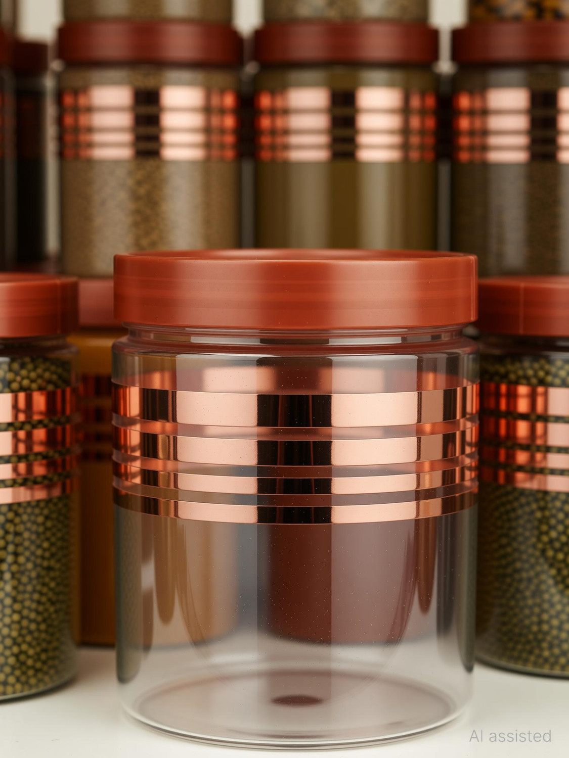 Image of NARIYA Plastic Grocery Container - 1200 ml, 650 ml, 350 ml, 250 ml