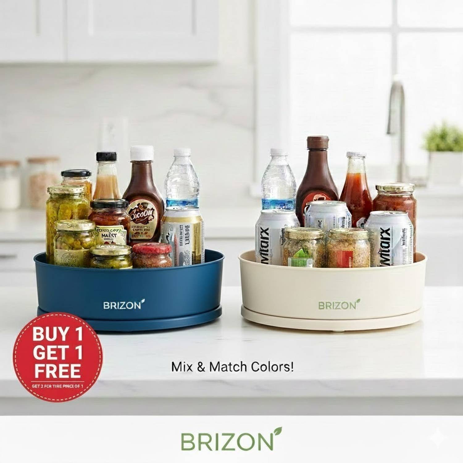 BRIZON Plastic Utility Container - 2000 ml