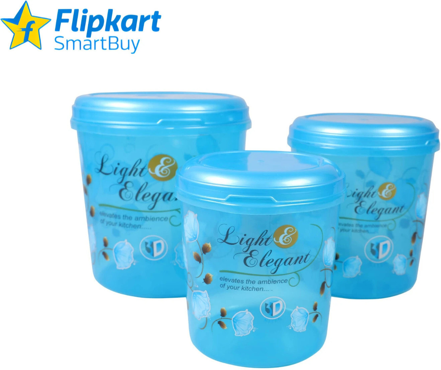 Image of Flipkart SmartBuy Plastic Bread Container - 5 L, 7 L, 10 L