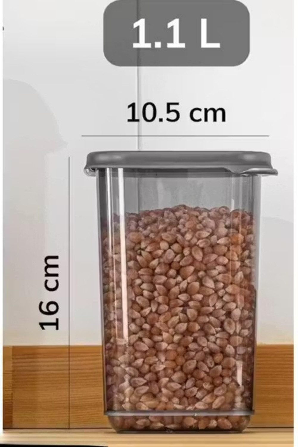 Image of Racoon Plastic Grocery Container - 1100 ml