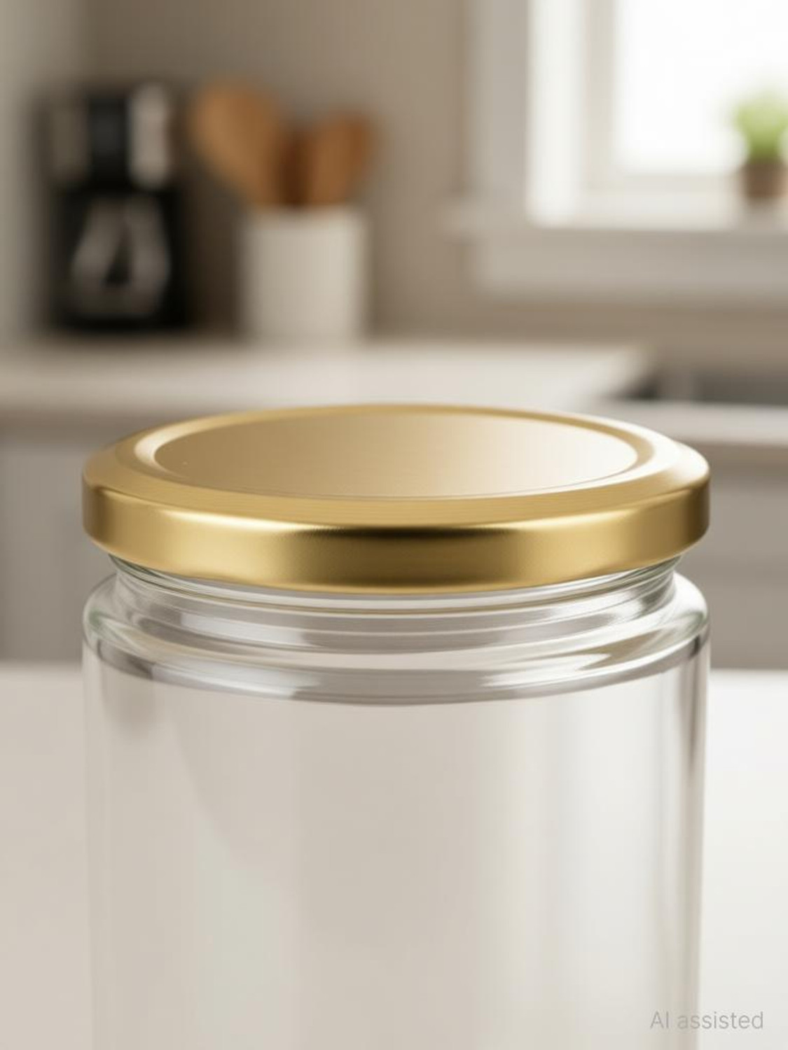 Image of Shopifyzone Glass Tea Coffee & Sugar Container - 500 ml