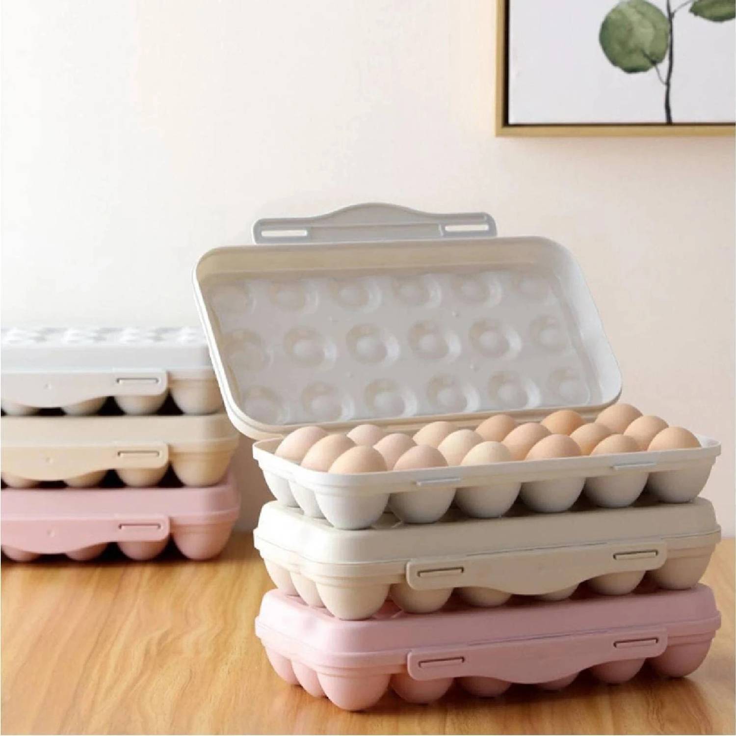 ARANKA Plastic Egg Container  - 1.5 dozen