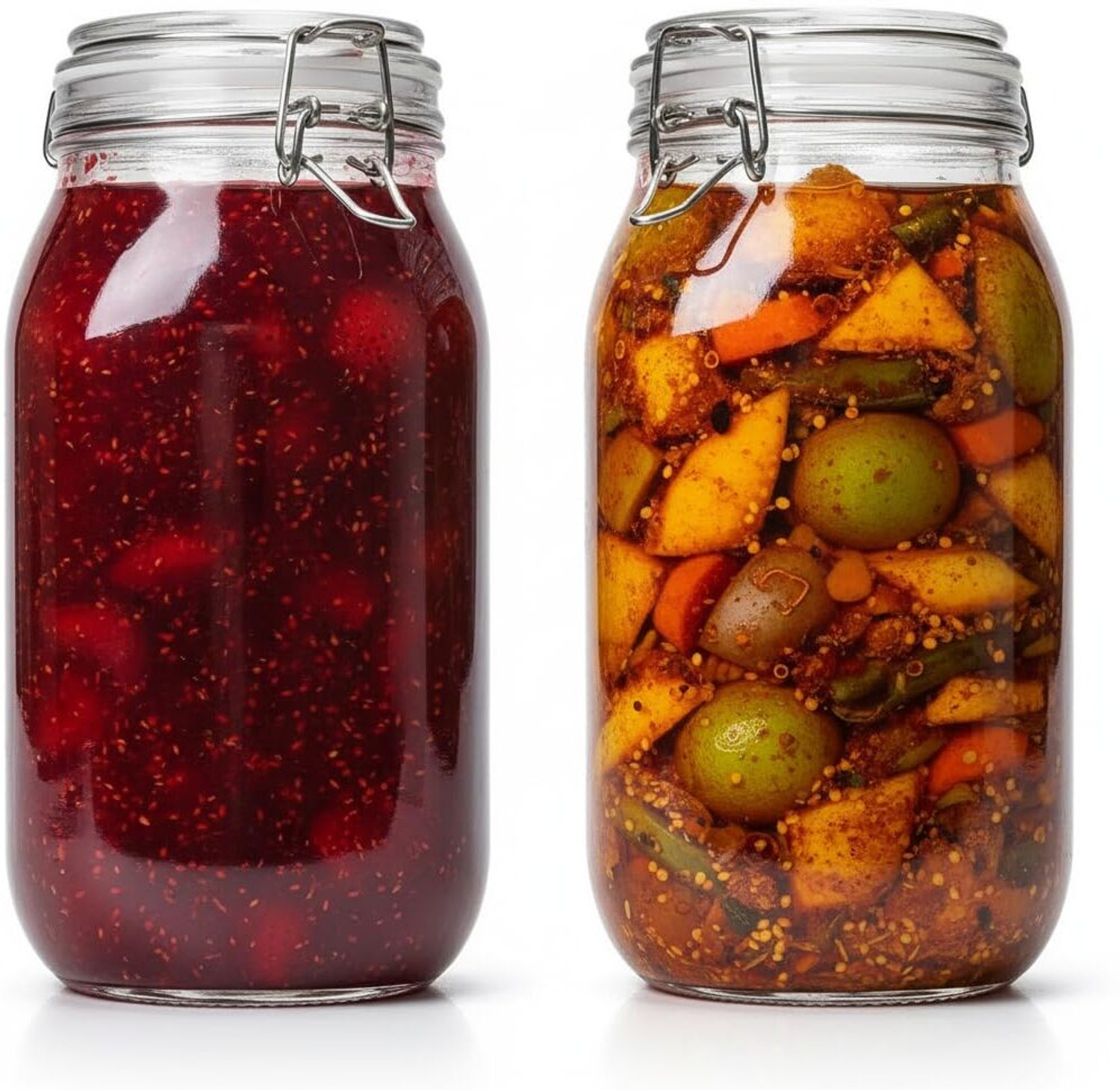 Image of NCOOL Glass Pickle Jar - 1000 ml