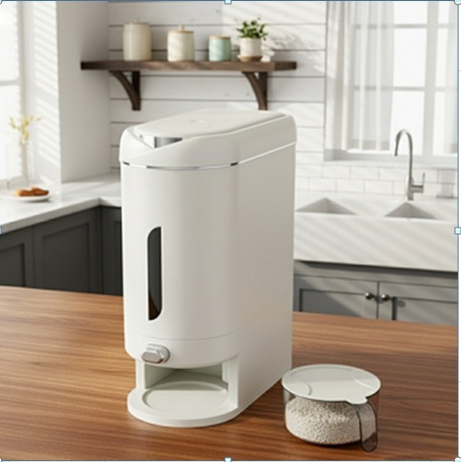 Image of KEJ Plastic Cereal Dispenser - 12 kg