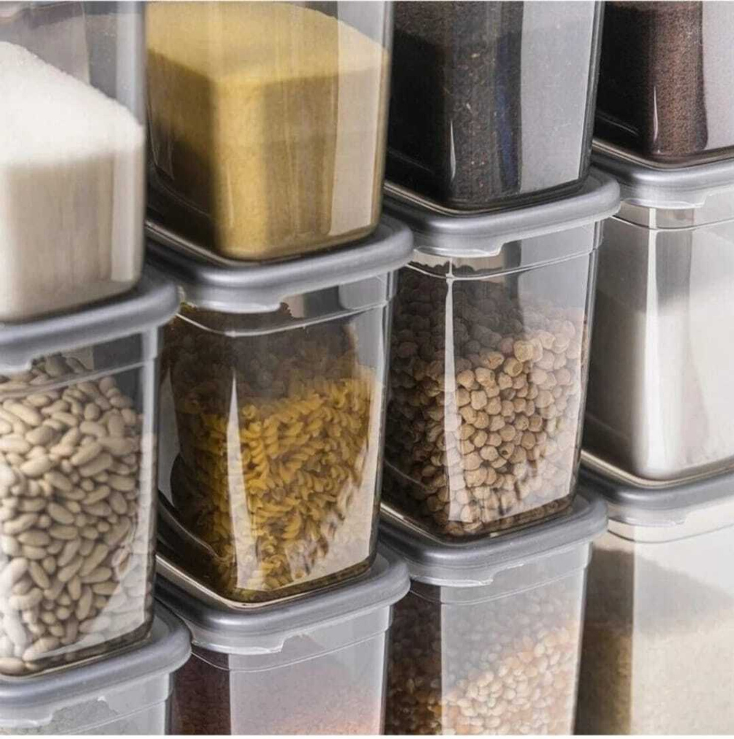Image of SARAZA Plastic Grocery Container - 1100 ml