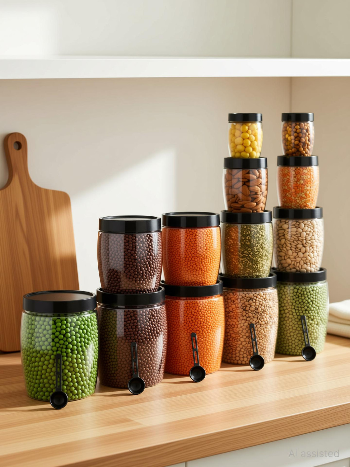 Image of orsale plastic Plastic Grocery Container - 1200 ml, 650 ml, 350 ml, 250 ml