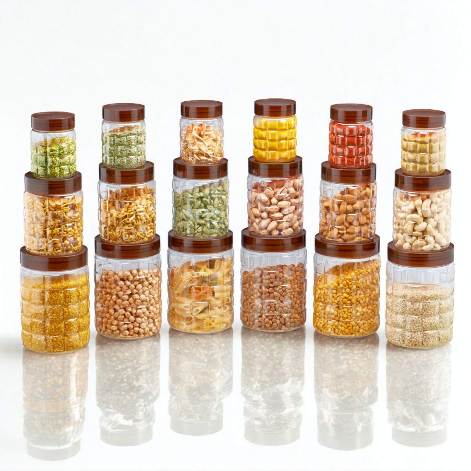 Image of SCL Steelo Plastic Grocery Container - 300 ml, 600 ml, 1.2 ml