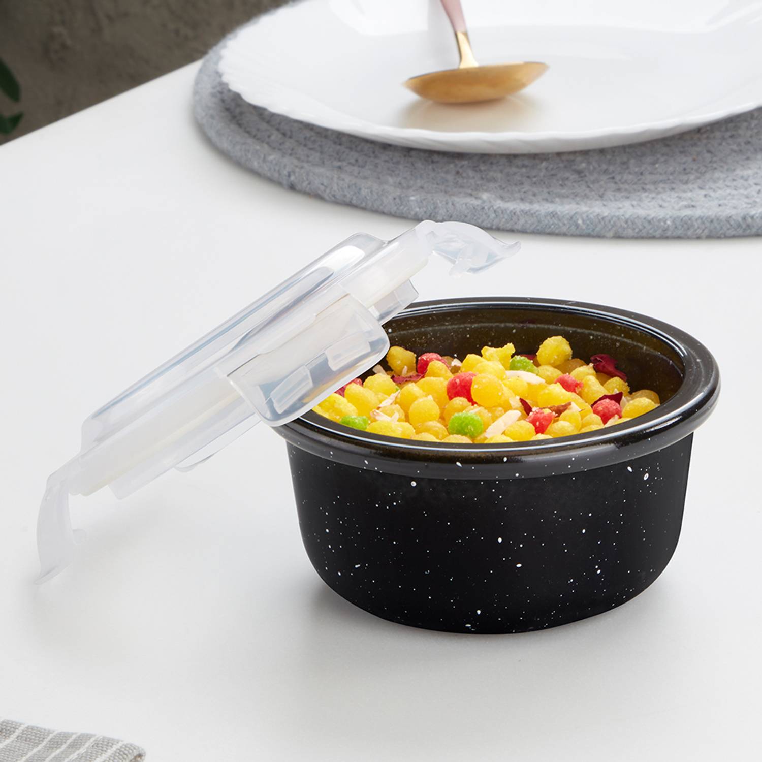 BOROSIL Glass Fridge Container - 240 ml