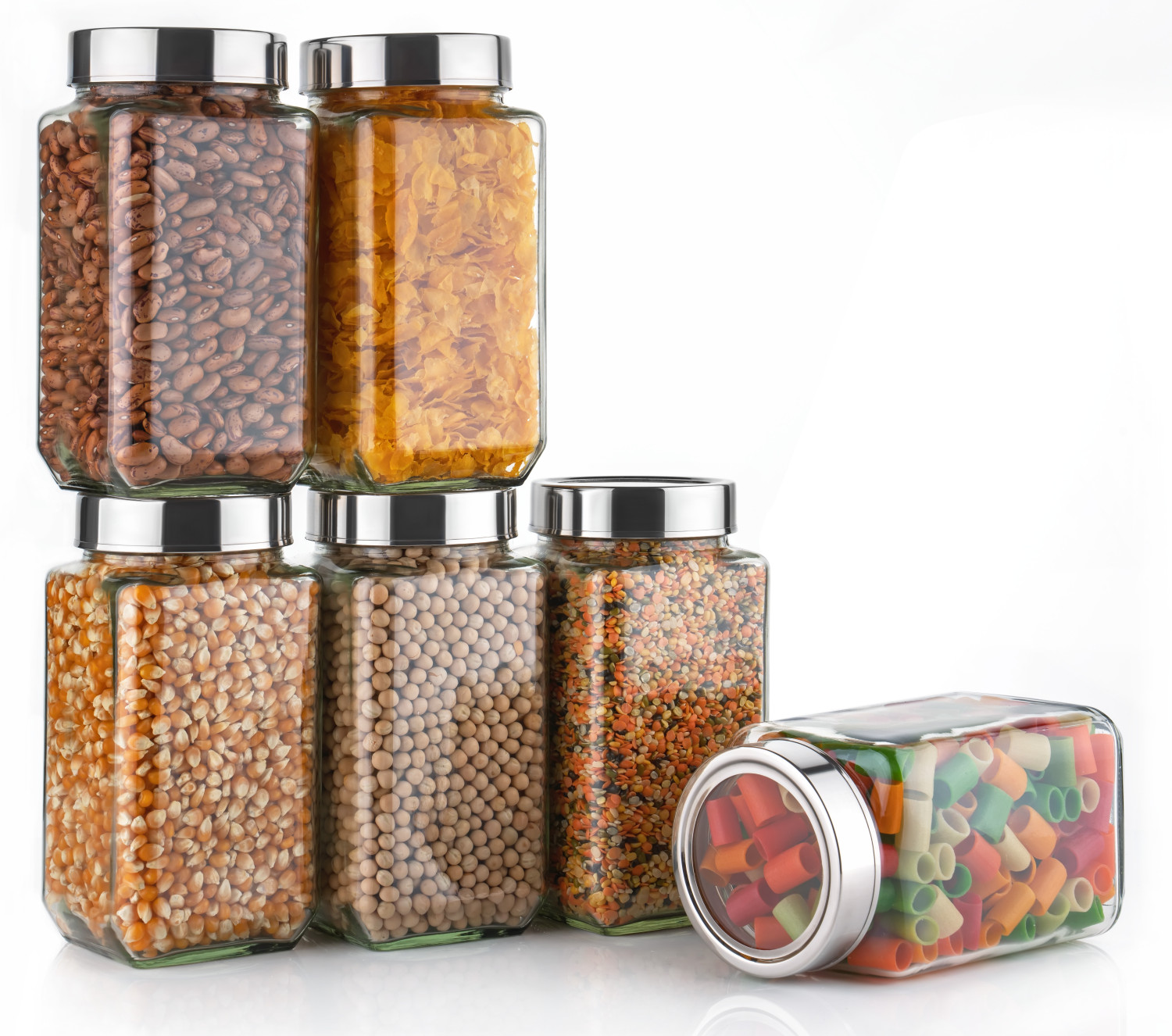 Image of Shreeji krupa Glass Pickle Jar - 1000 ml