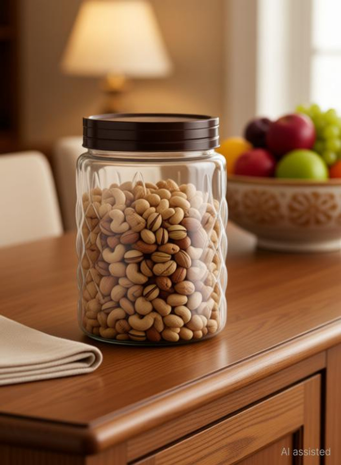 Image of Filox Glass Grocery Container - 300 ml, 500 ml, 1200 ml