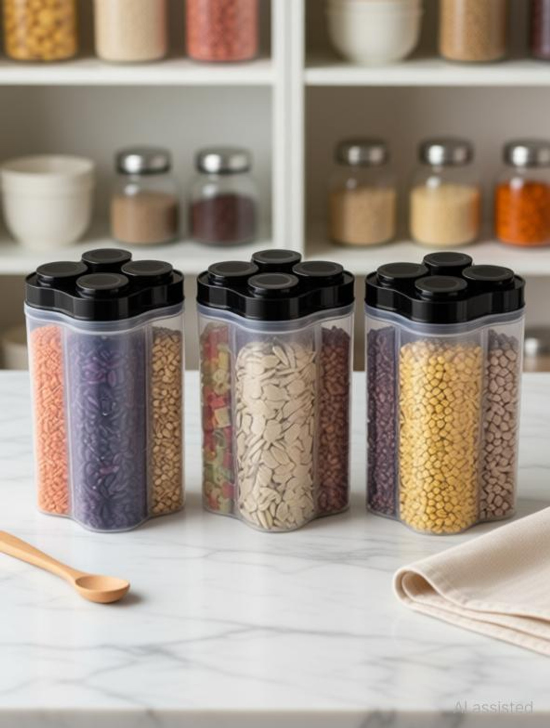 Image of KTART Plastic Grocery Container - 2500 ml