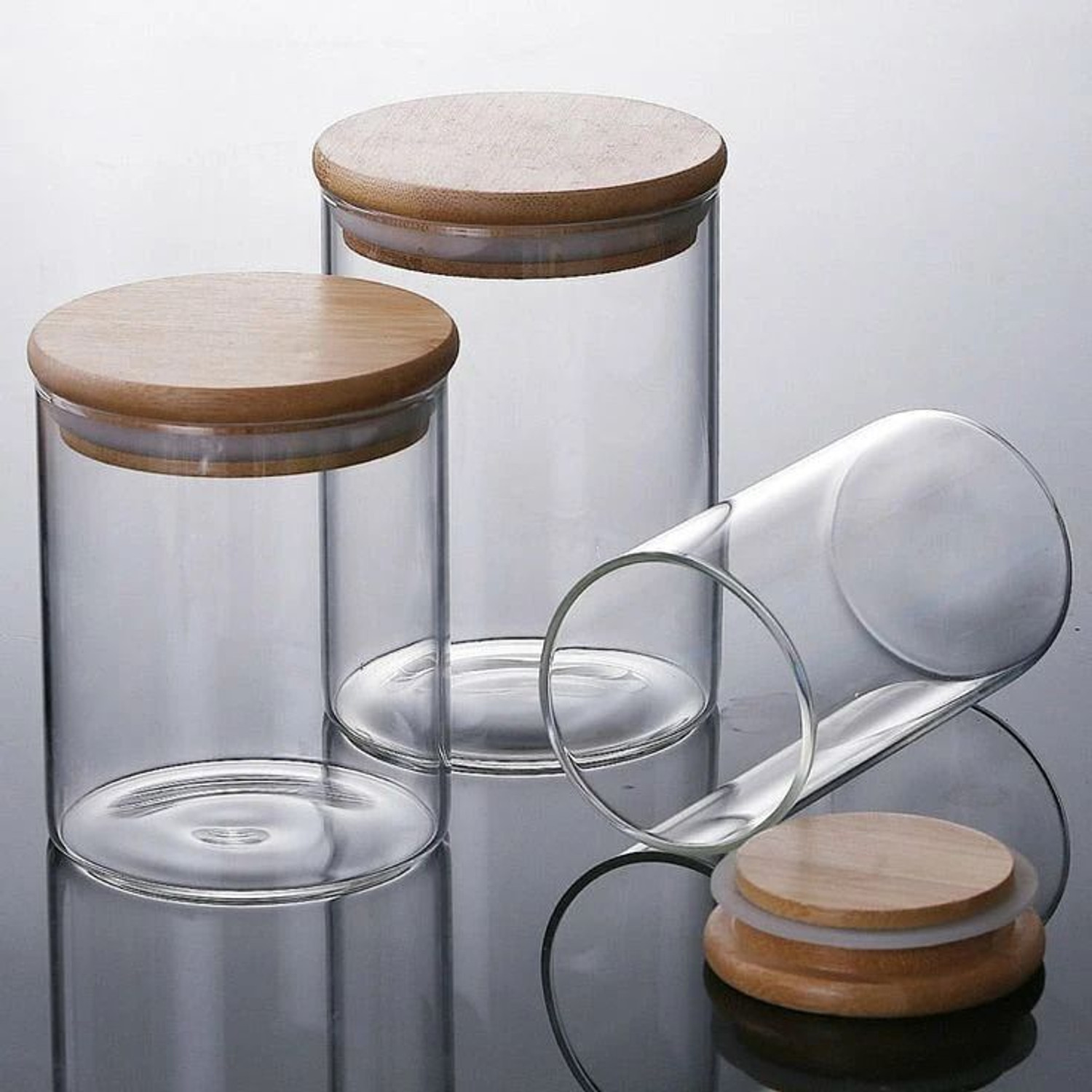 Image of Flipkart SmartBuy Glass Grocery Container - 270 ml