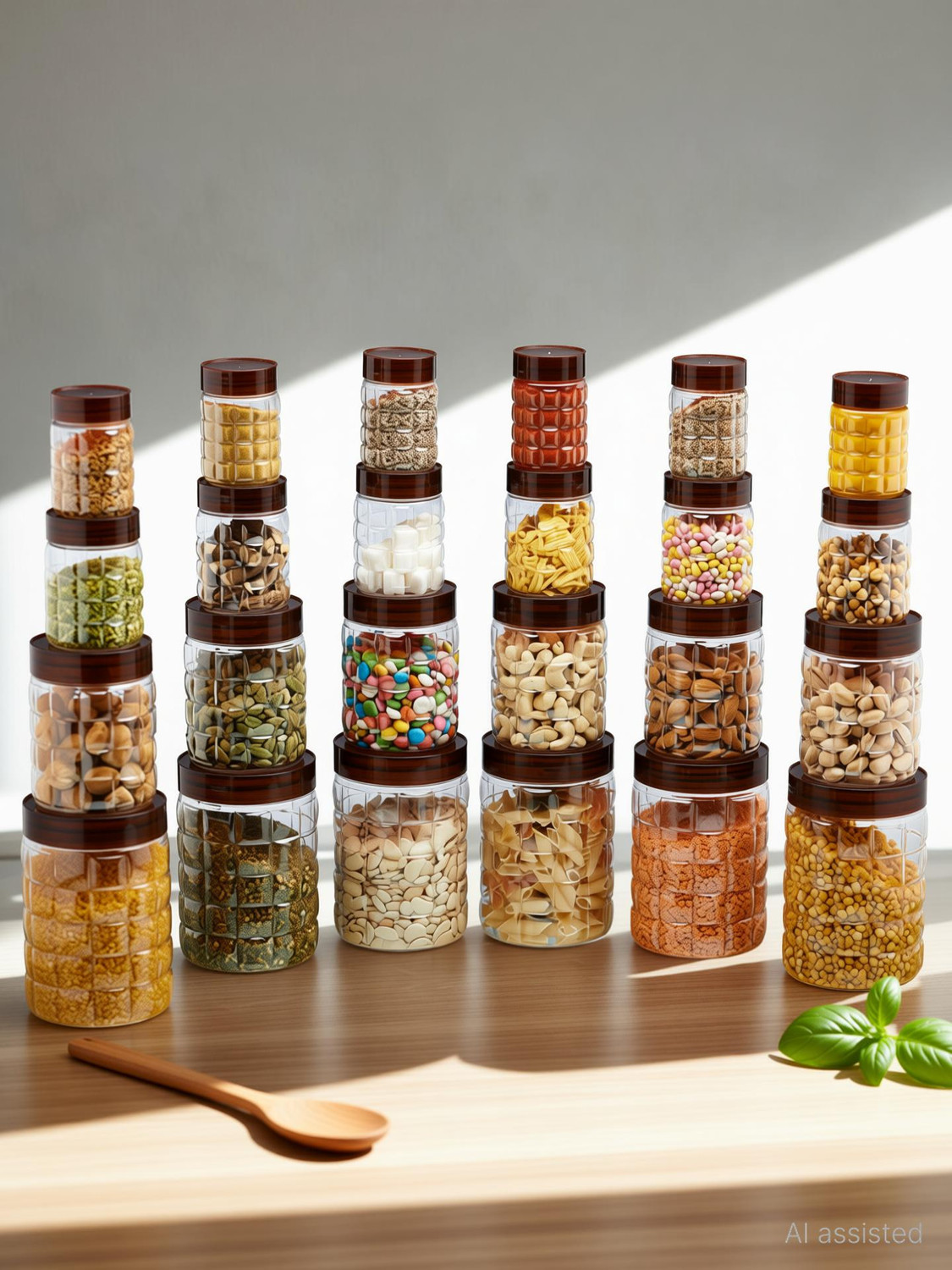 Image of SCL Steelo Plastic Grocery Container - 200 ml, 300 ml, 600 ml, 1.2 ml