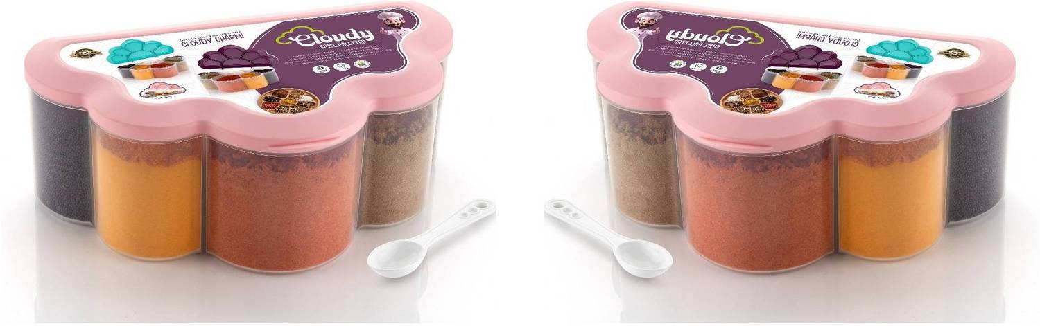 MAGICSPOON Spice Set Plastic — Spice Boxes & Masala Dabbas