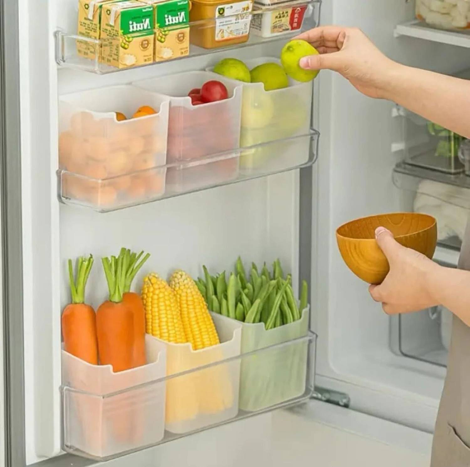 AK10ZONE Plastic Fridge Container  - 1500 ml