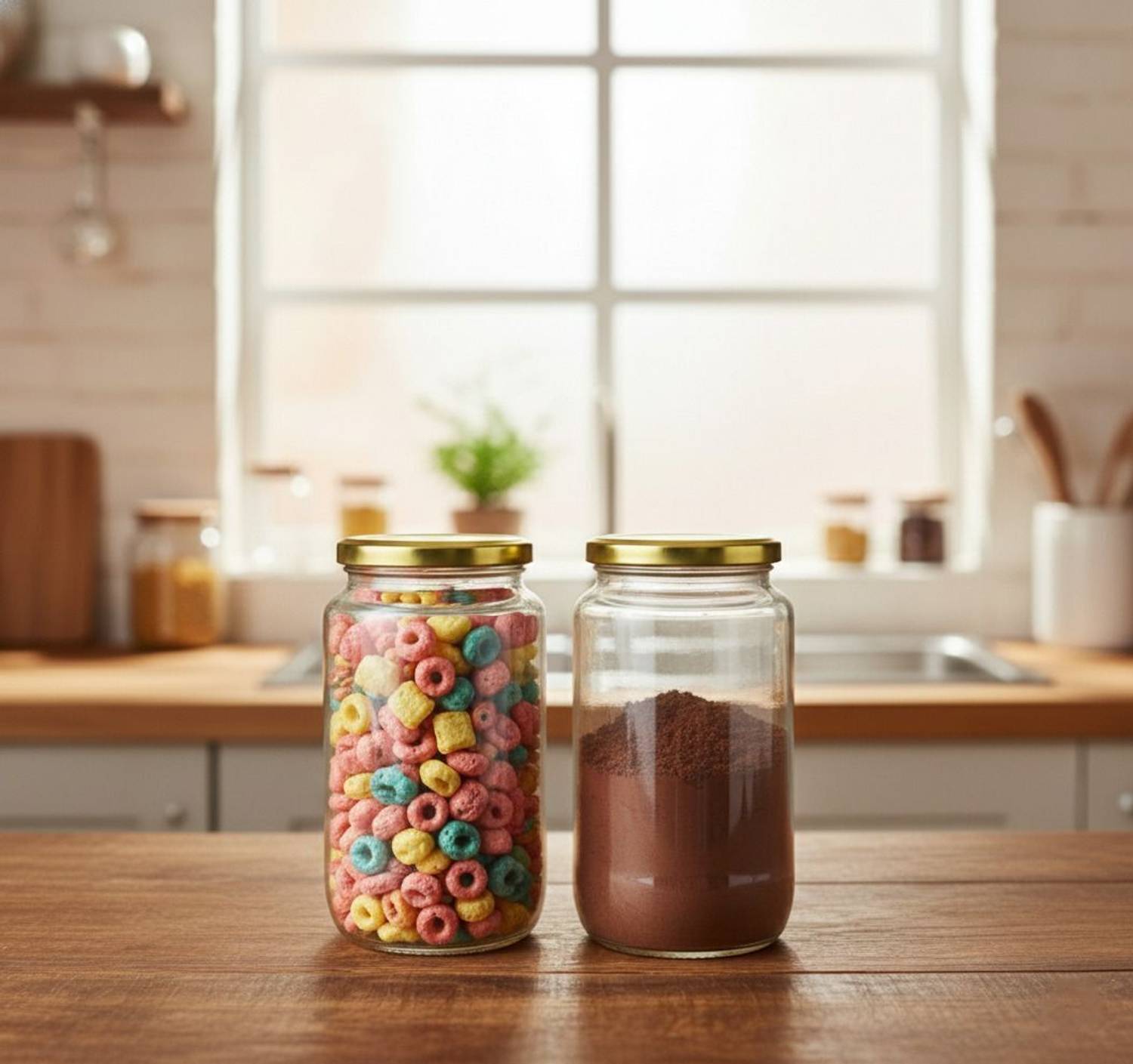 Avastro Glass Grocery Container  - 1000 ml