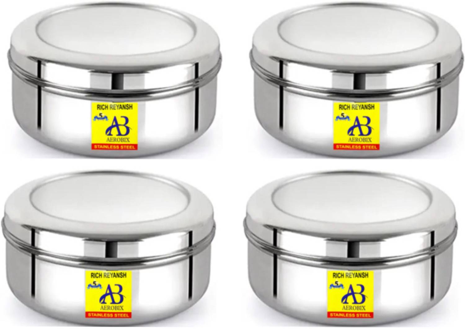 AEROBIX Stainless Steel Grocery Container - 250 ml