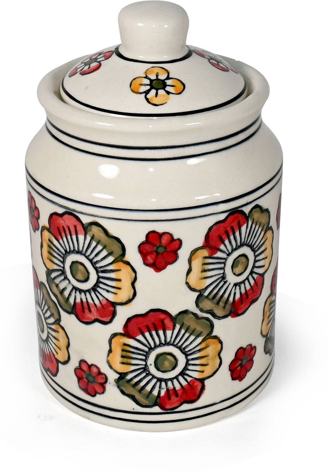 Amoorcart Ceramic Pickle Jar - 850 ml