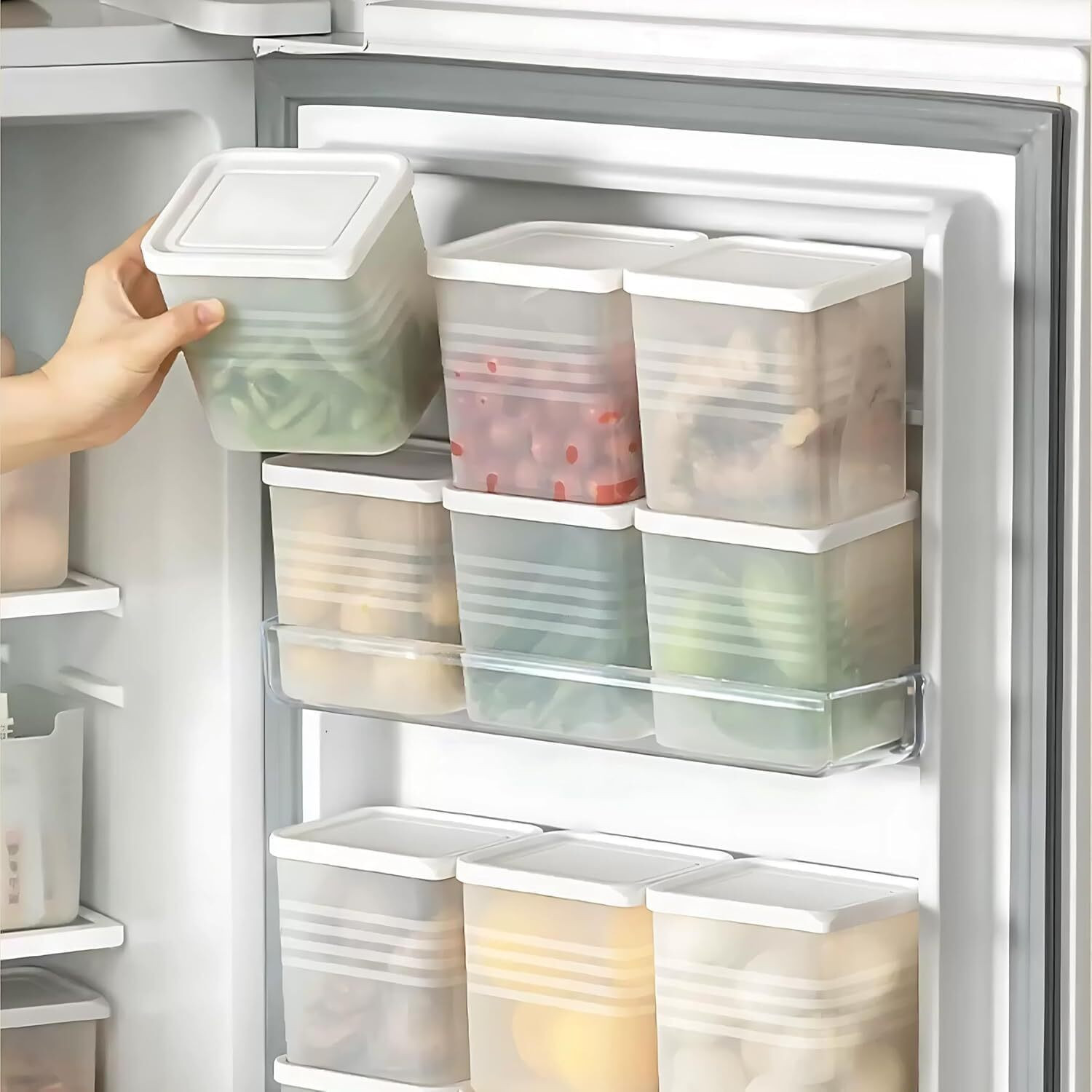 Image of Orean Plastic Fridge Container - 1000 ml