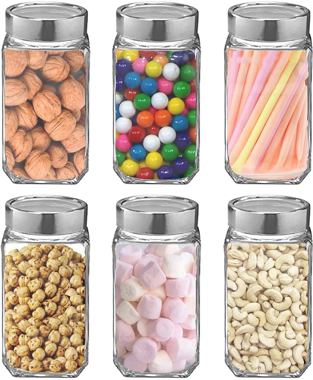 AUXWELL Glass Pickle Jar 1000 ml Pack of 2 - Image 4