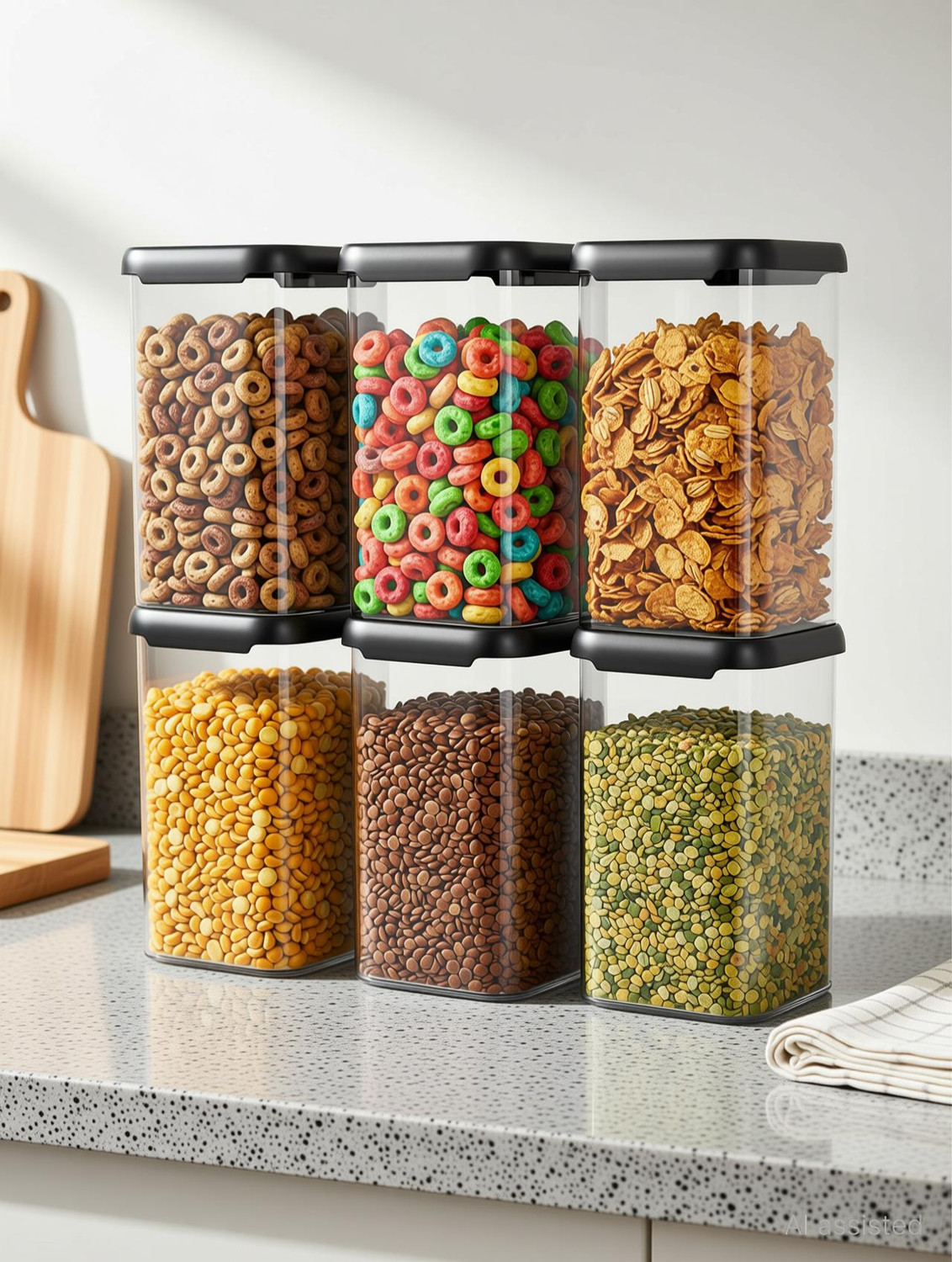 Image of Womens First Choice Plastic Grocery Container - 1100 ml