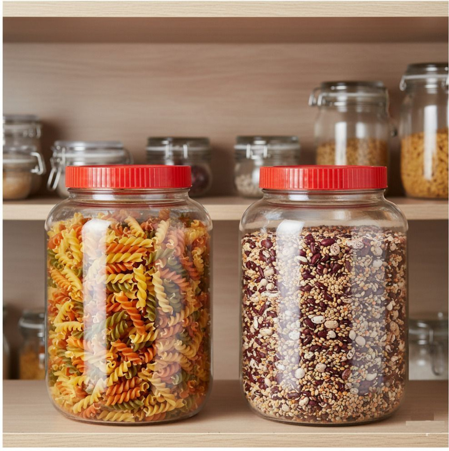 Image of AAnami Glass Pickle Jar - 3000 ml