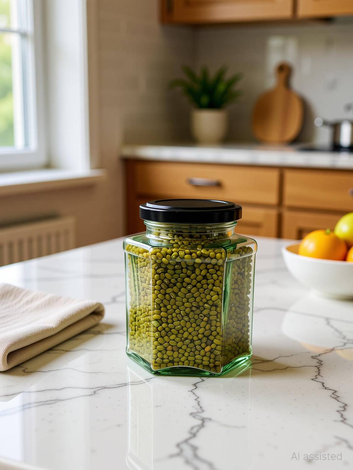 Avora Glass Grocery Container  - 500 ml