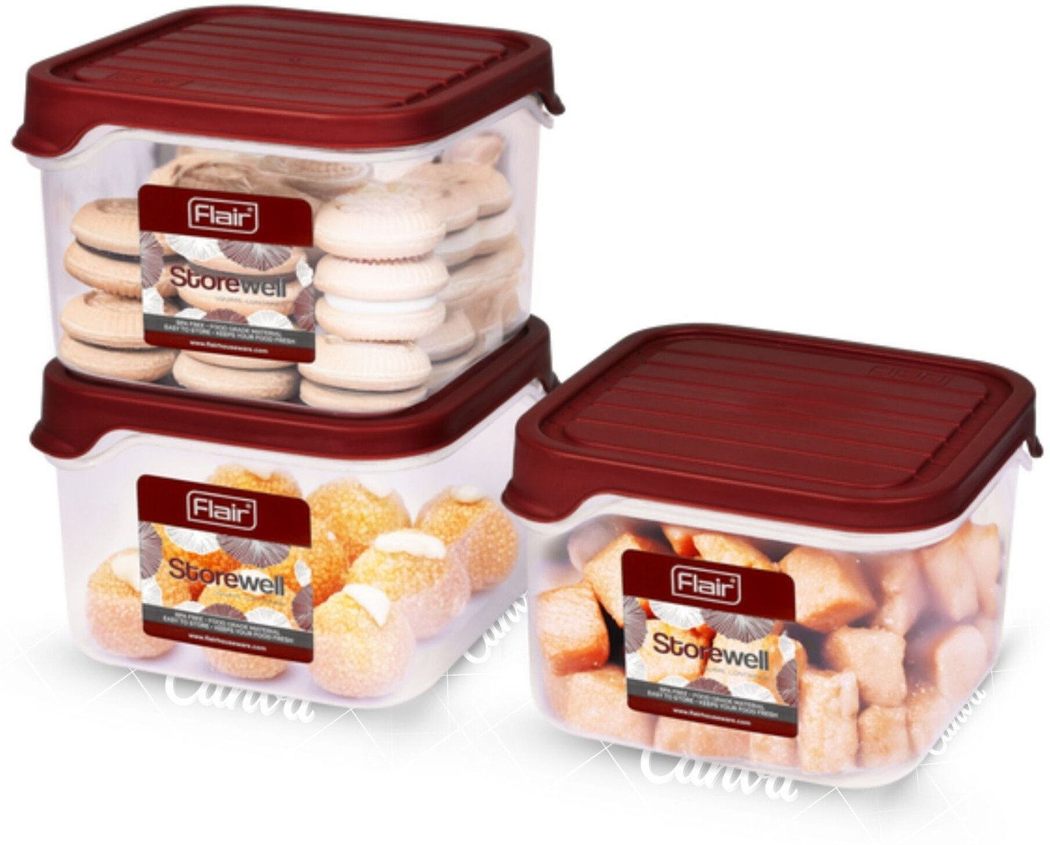 Image of FLAIR Plastic Grocery Container - 1.15 L