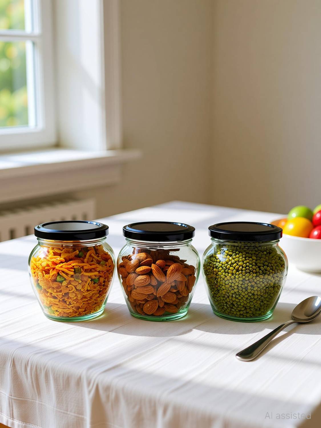 Avora Glass Grocery Container  - 350 ml