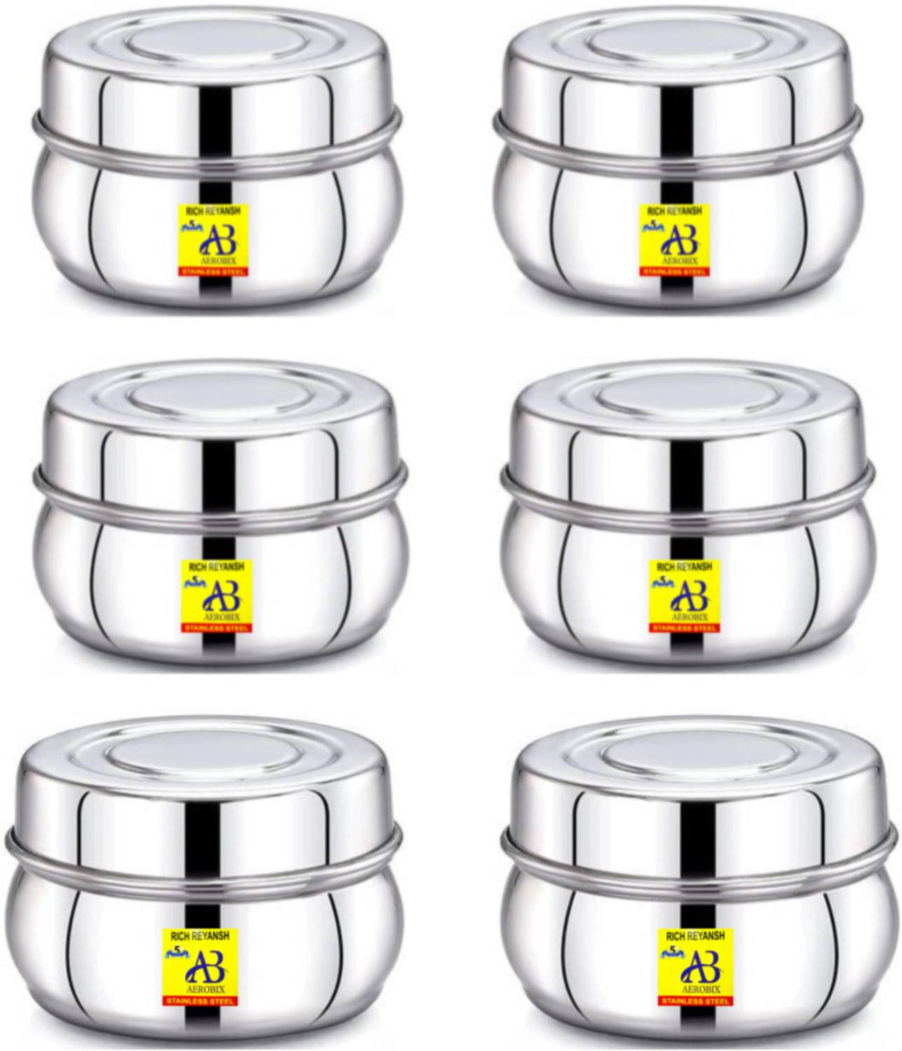 AEROBIX Steel Grocery Container  - 100 ml