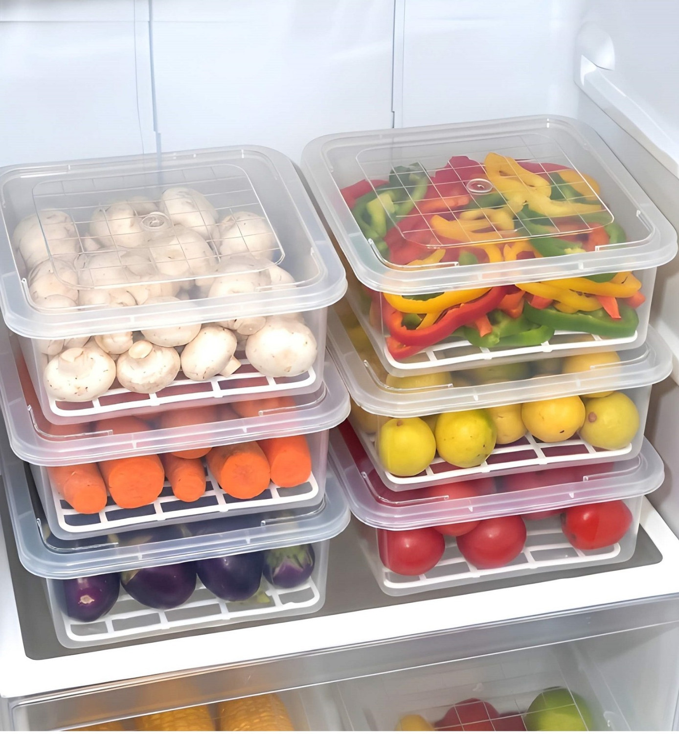 Image of Rosebee Plastic Fridge Container - 2400 ml